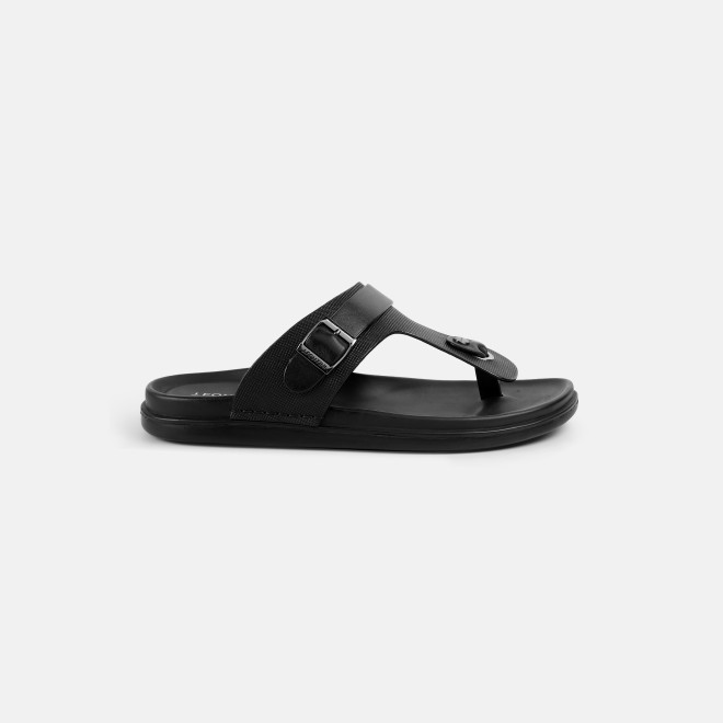 J.Fontini Men Black Casual Slippers (SKU: 60-190-11-40)