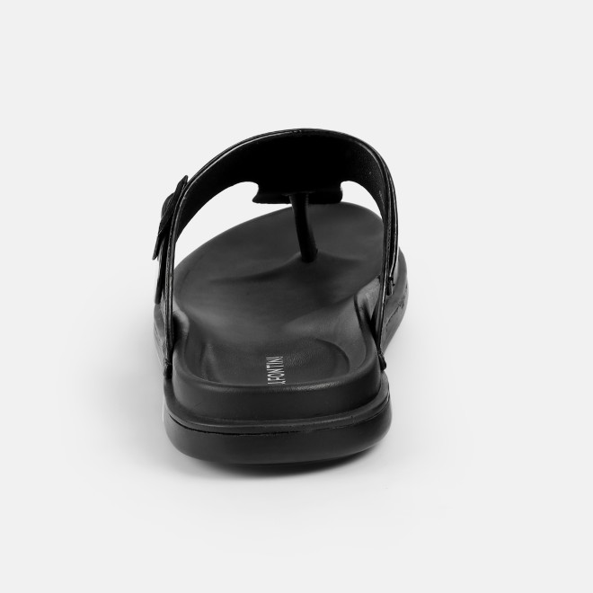 J.Fontini Men Black Casual Slippers (SKU: 60-190-11-40)