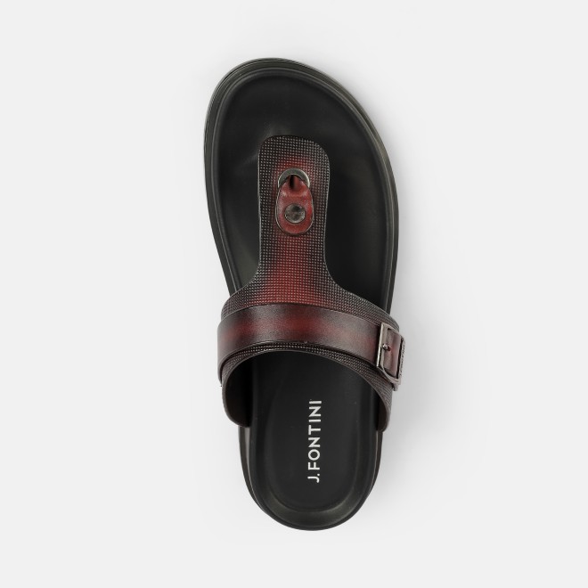 J.Fontini Men Wine Casual Slippers (SKU: 60-190-58-40)