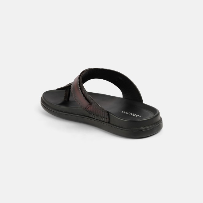 J.Fontini Men Wine Casual Slippers (SKU: 60-190-58-40)