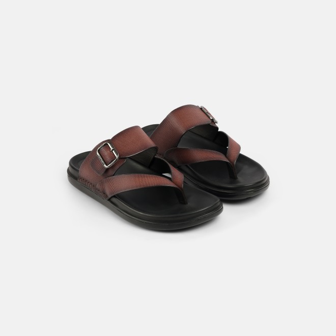 J.Fontini Men Tan Casual Slippers (SKU: 60-191-23-40)