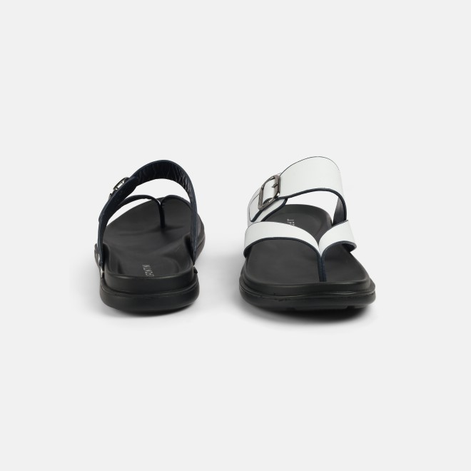 J.Fontini Men White Casual Slippers (SKU: 60-191-16-40)