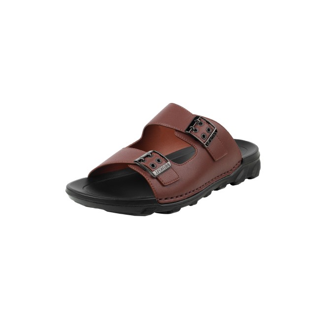 J.Fontini Men Brown Casual Slippers (SKU: 60-218-12-41)