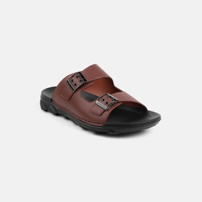 J.Fontini Men Brown Casual Slippers (SKU: 60-218-12-41)