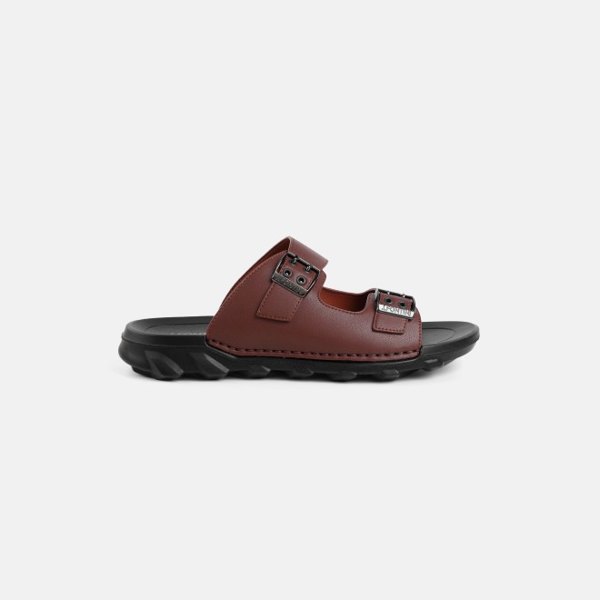 J.Fontini Men Brown Casual Slippers (SKU: 60-218-12-41)