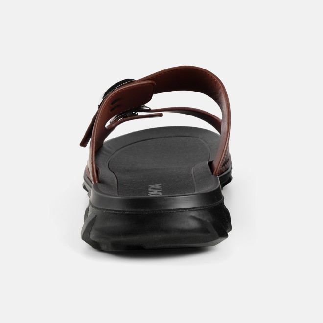 J.Fontini Men Brown Casual Slippers (SKU: 60-218-12-41)