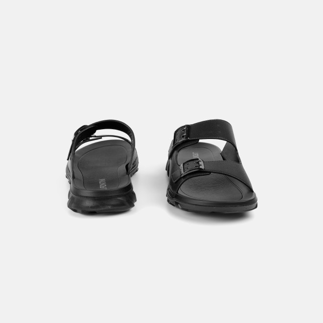 J.Fontini Men Black Casual Slippers (SKU: 60-218-11-40)