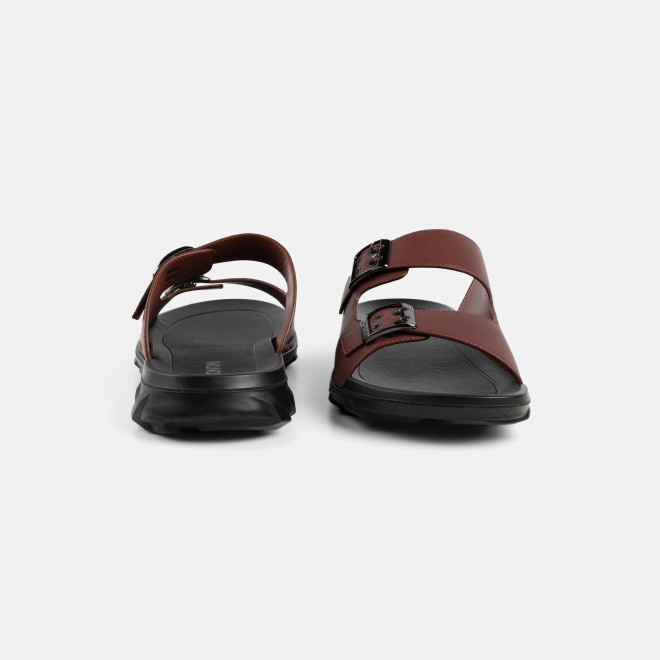 J.Fontini Men Brown Casual Slippers (SKU: 60-218-12-41)