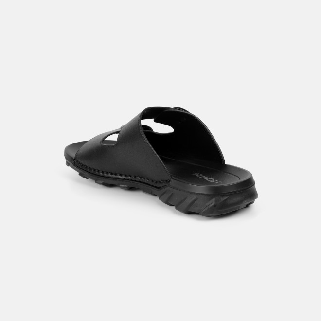 J.Fontini Men Black Casual Slippers (SKU: 60-218-11-40)