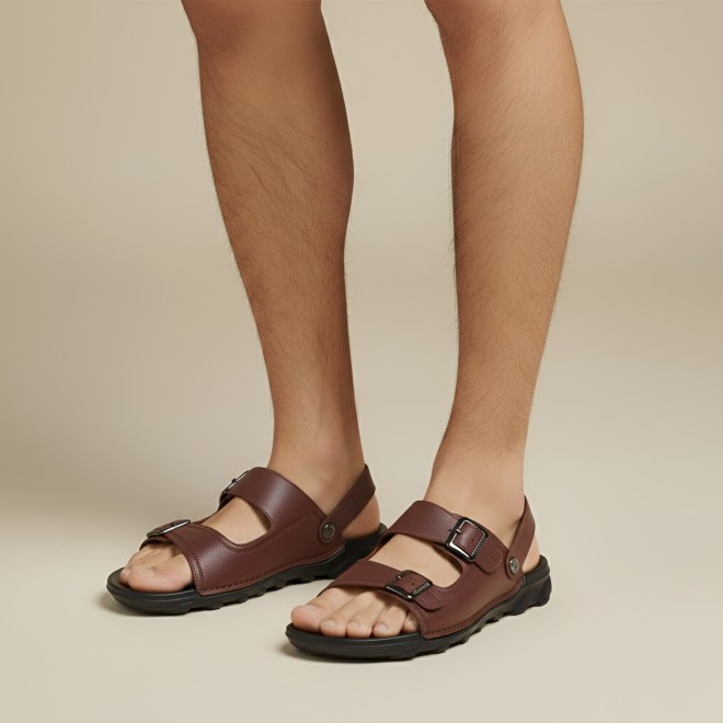 J.Fontini Men Brown Casual Sandals (SKU: 60-219-12-41)
