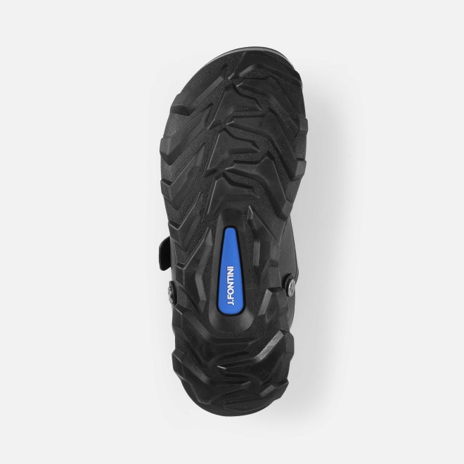 J.Fontini Men Black Casual Sandals (SKU: 60-219-11-40)