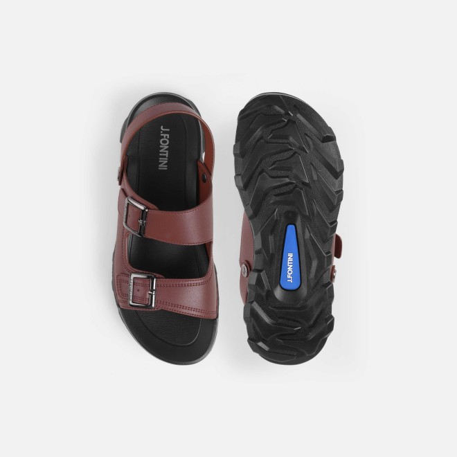 J.Fontini Men Brown Casual Sandals (SKU: 60-219-12-41)