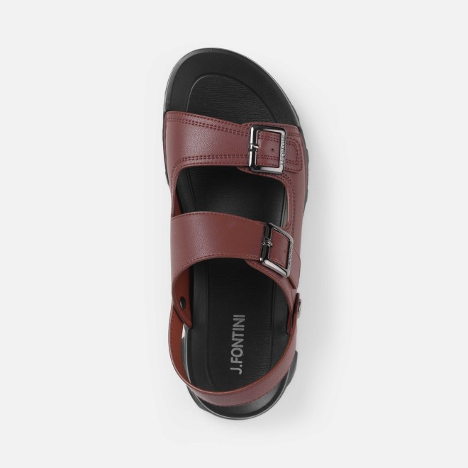 J.Fontini Men Brown Casual Sandals (SKU: 60-219-12-41)