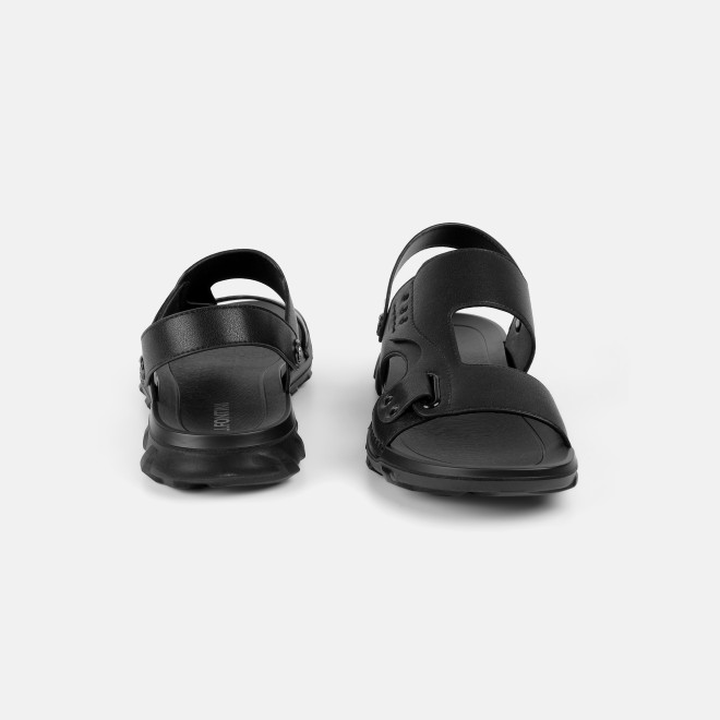 J.Fontini Men Black Casual Sandals (SKU: 60-220-11-41)