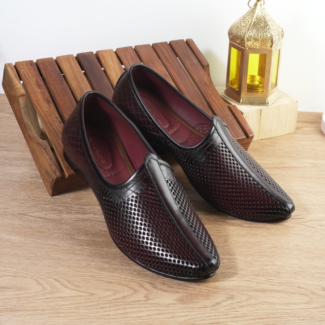 J.Fontini Men Wine Ethnic Jutis