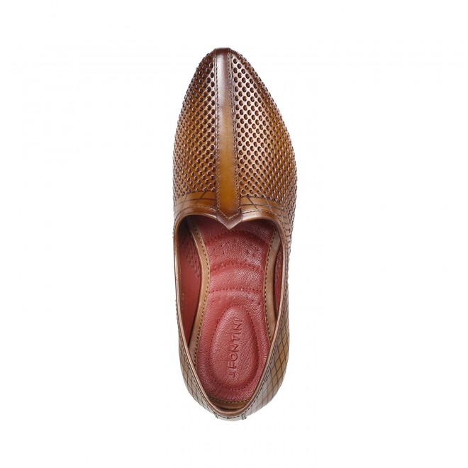 Mochi Men Tan Ethnic Jutis (SKU: 60-40-23-40)