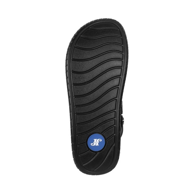 J.Fontini Men Black Casual Sandals (SKU: 60-66L-11-46)
