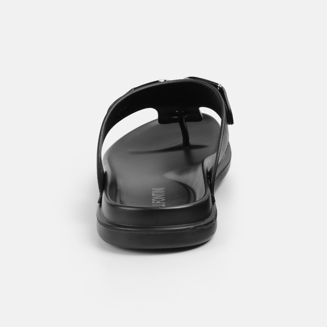 J.Fontini Men Black Casual Slippers (SKU: 60-67-11-39)
