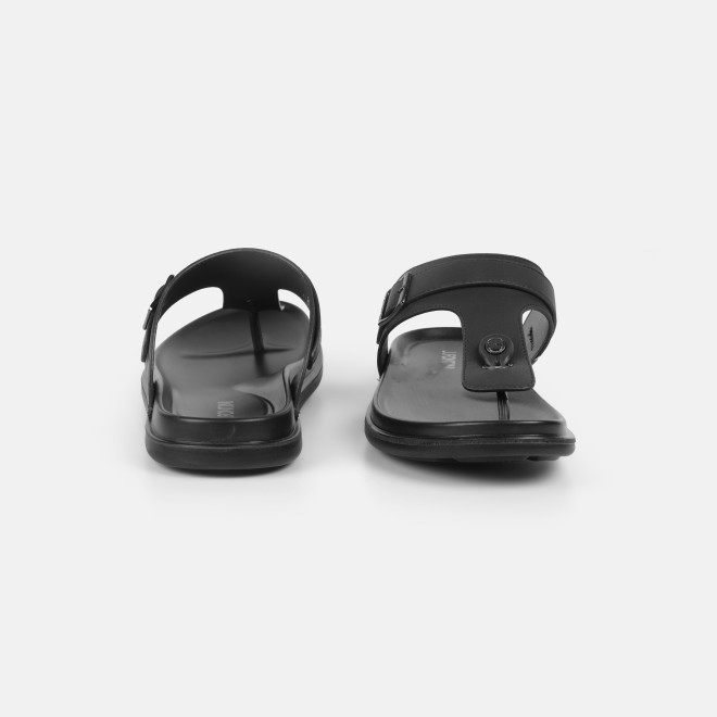 J.Fontini Men Black Casual Slippers (SKU: 60-69-11-39)