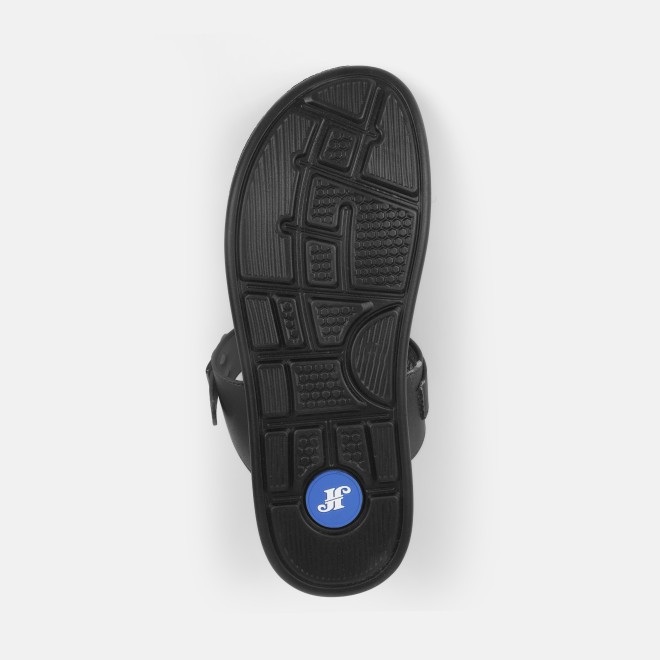 J.Fontini Men Black Casual Slippers (SKU: 60-69L-11-46)