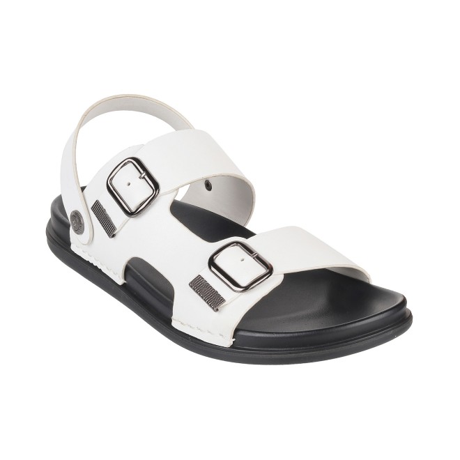 Mochi Men White Casual Sandals (SKU: 60-9949-16-40)