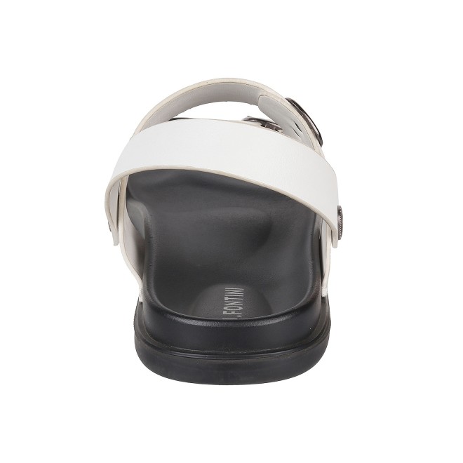 Mochi Men White Casual Sandals (SKU: 60-9949-16-40)