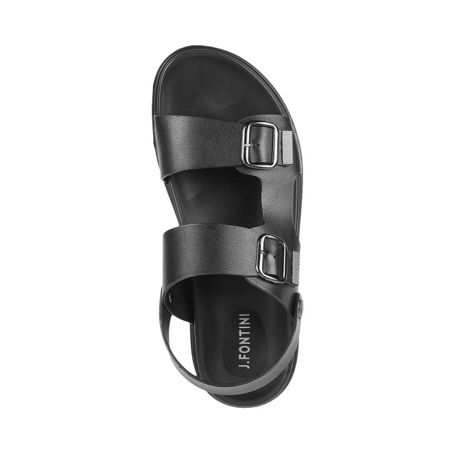 Mochi Men Black Casual Sandals (SKU: 60-9949-11-40)