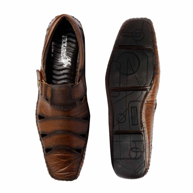 Buckaroo Men Tan Casual Sandals (SKU: 62-452041-23-41)