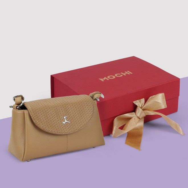Mochi Women Brown Sling Bag