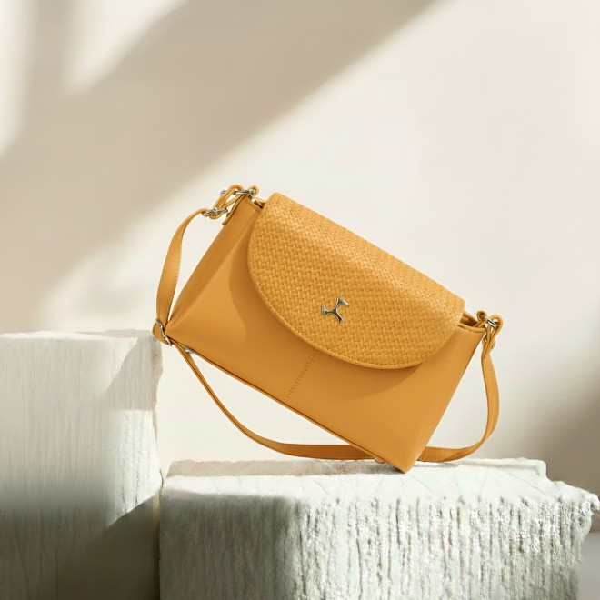 Mochi Women Yellow Sling Bag