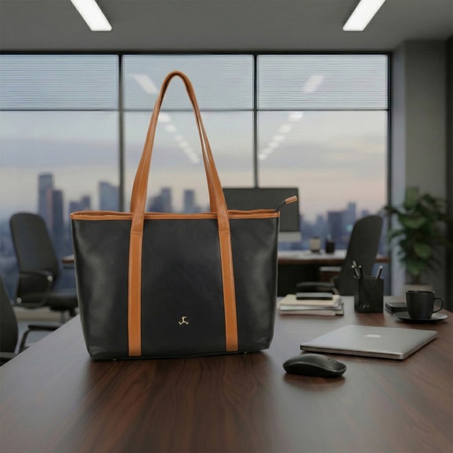 Mochi Women Black Tote Bag