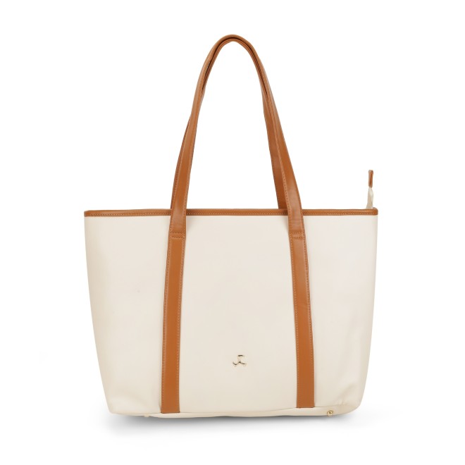 Mochi Women Off-white Tote Bag (SKU: 66-1011-66-10)