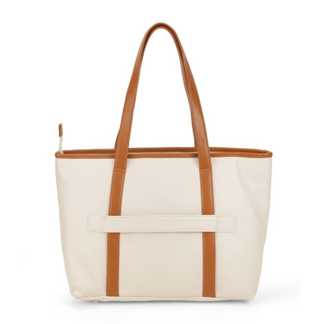 Mochi Women Off-white Tote Bag (SKU: 66-1011-66-10)