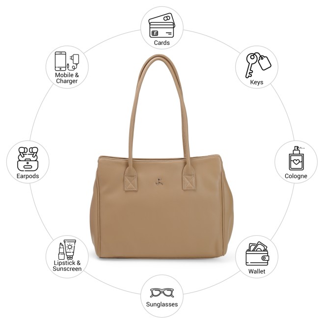 Mochi Women Beige Shoulder Bag (SKU: 66-1012-20-10)