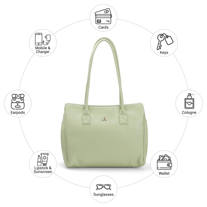 Mochi Women Green Shoulder Bag (SKU: 66-1012-21-10)