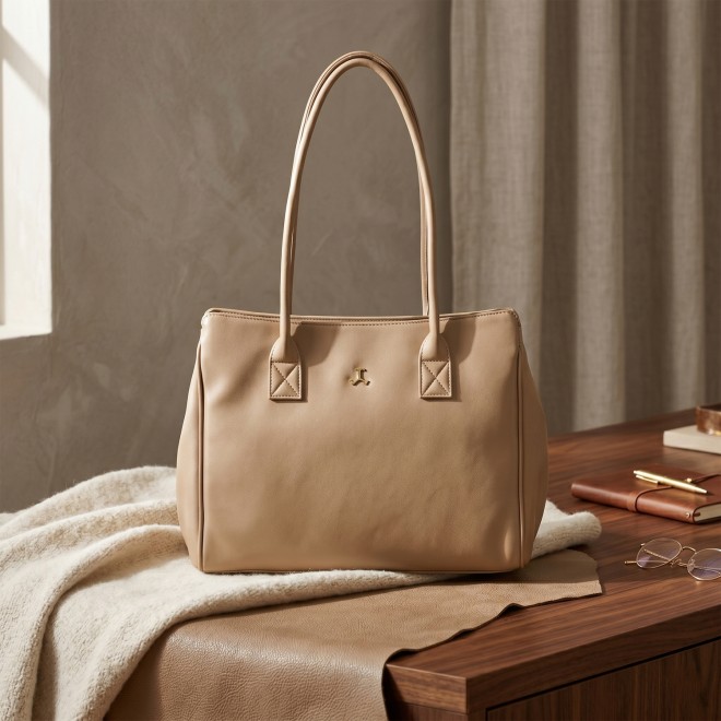 Women Beige Shoulder Bag
