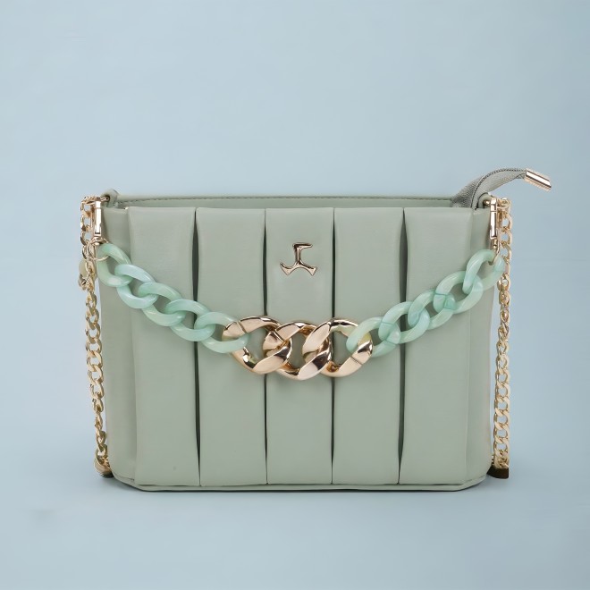 Women Green Evening Bag