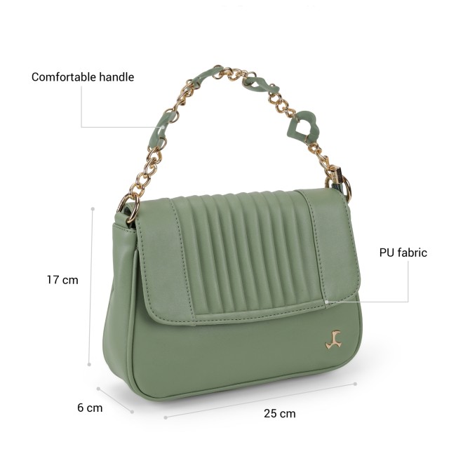 Mochi Women Green Satchel Bag (SKU: 66-1022-21-10)