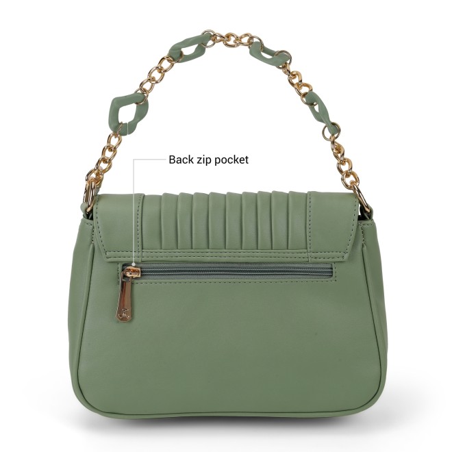 Mochi Women Green Satchel Bag (SKU: 66-1022-21-10)