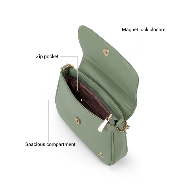 Mochi Women Green Satchel Bag (SKU: 66-1022-21-10)