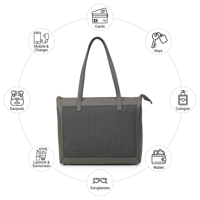 Mochi Women Grey Shoulder Bag (SKU: 66-1053-14-10)