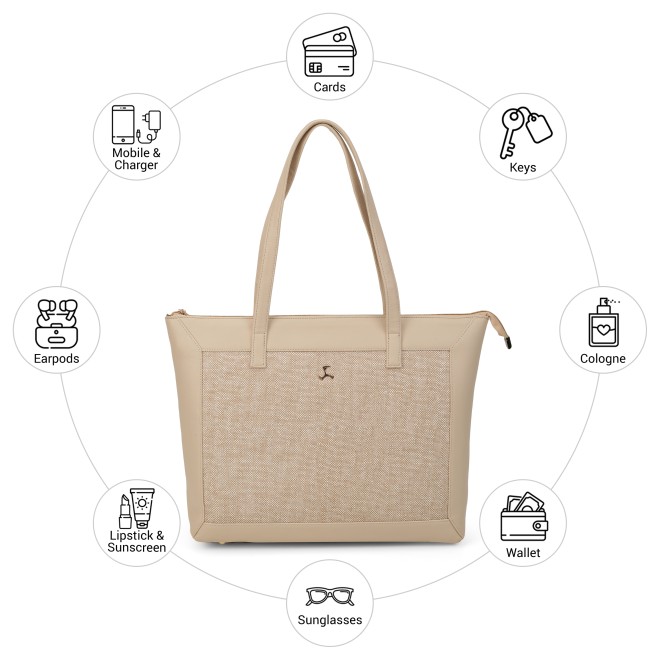Mochi Women Beige Shoulder Bag (SKU: 66-1053-20-10) Mochi Women Beige Shoulder Bag (SKU: 66-1053-20-10)