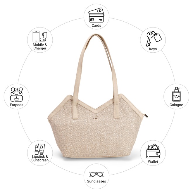 Mochi Women Beige Shoulder Bag (SKU: 66-1054-20-10) Mochi Women Beige Shoulder Bag (SKU: 66-1054-20-10)