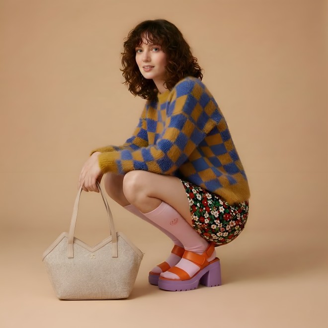 Mochi Women Beige Shoulder Bag (SKU: 66-1054-20-10) Mochi Women Beige Shoulder Bag (SKU: 66-1054-20-10)