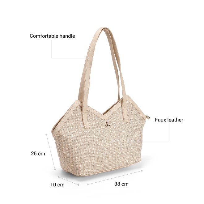 Mochi Women Beige Shoulder Bag (SKU: 66-1054-20-10) Mochi Women Beige Shoulder Bag (SKU: 66-1054-20-10)