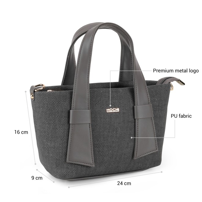 Mochi Women Grey Satchel Bag (SKU: 66-1055-14-10)