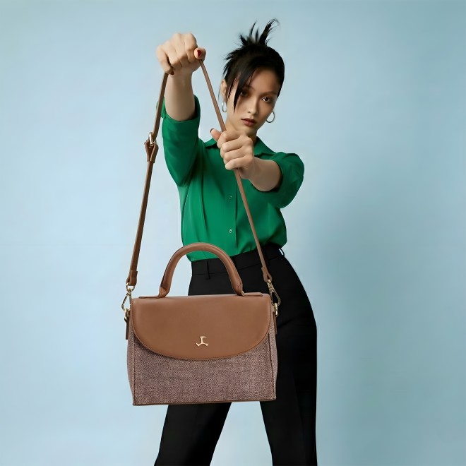 Mochi Women Brown Satchel Bag (SKU: 66-1056-12-10)