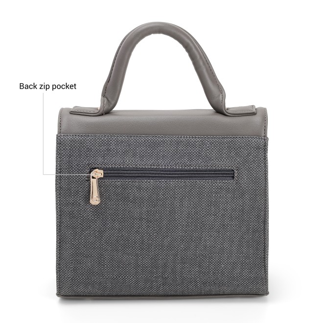 Mochi Women Grey Satchel Bag (SKU: 66-1056-14-10)