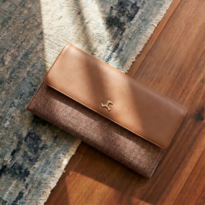 Mochi Women Brown Clutch