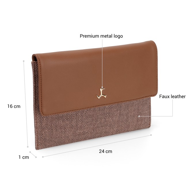 Mochi Women Brown Clutch (SKU: 66-1057-12-10)